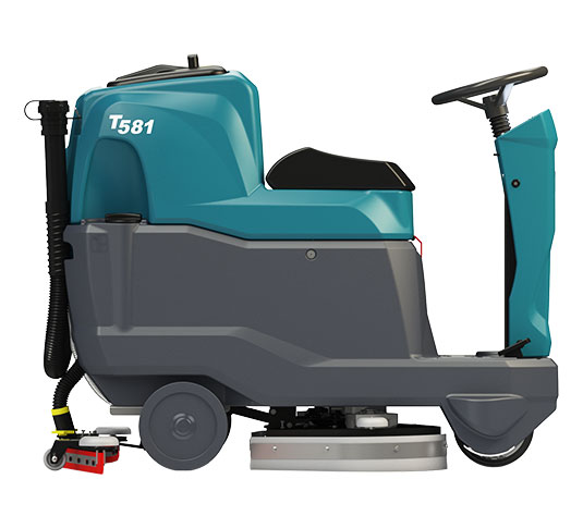 Tennant T581 Ride-On Scrubber Right Side