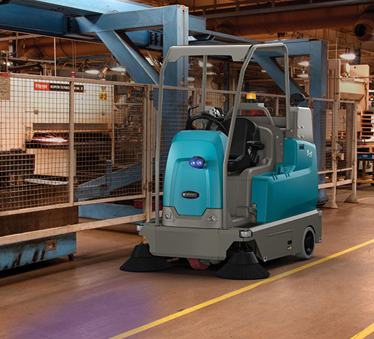 S16 Battery-Powered Compact Ride-On Sweeper alt 14