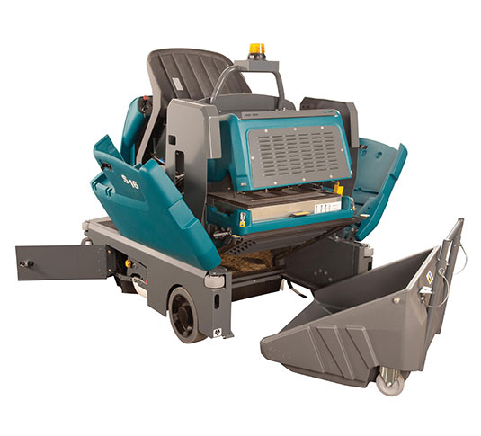 S16 Battery-Powered Compact Ride-On Sweeper alt 12